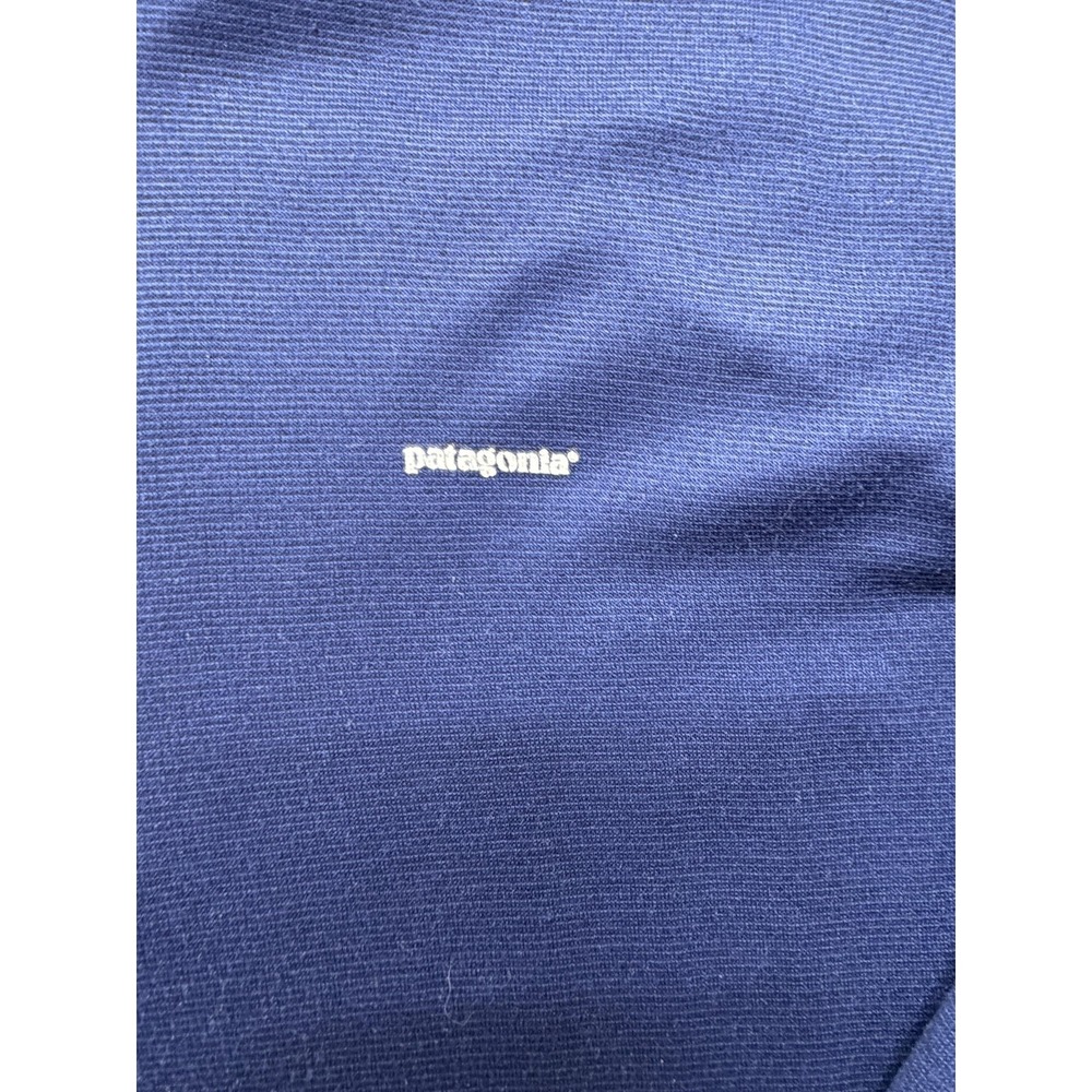 Patagonia Capilene Pullover Mens Small Blue Quarter Zip Baselayer Shirt Hiking - Picture 2 of 7